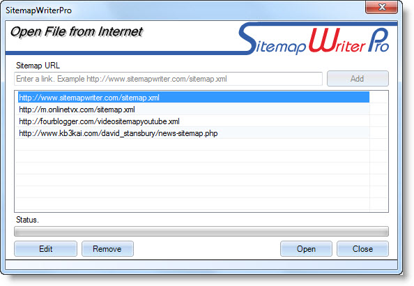 Open file from Internet