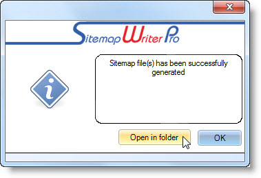 Open in the Folder
