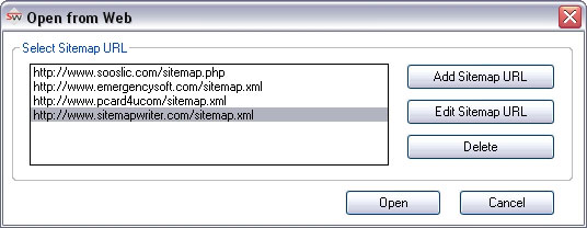 Sitemap Writer Pro Open From Web